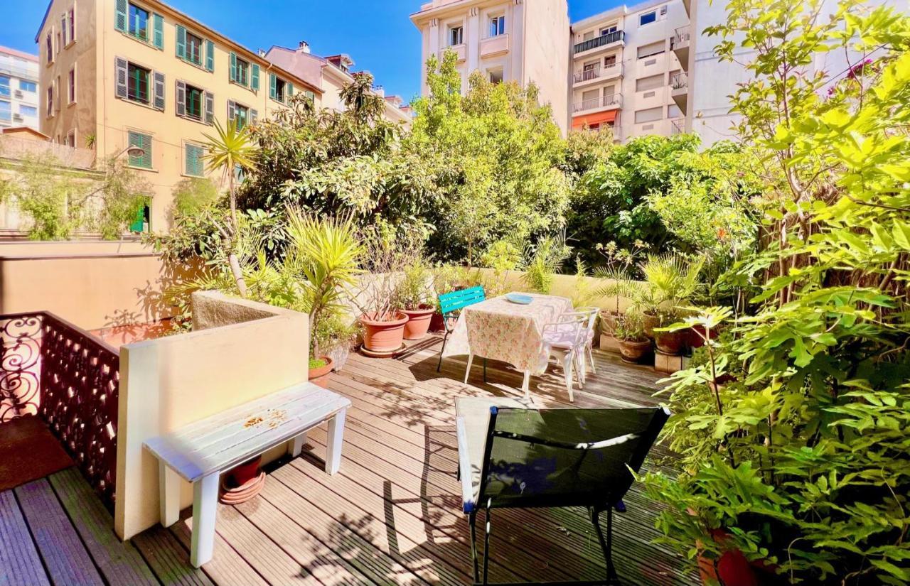 Aparthotel Riviera - Grimaldi Coeur De Ville - Large Studio Ac With Bigger South Terrace - Hyper Centre - Terrasse Esprit Nizza Exterior foto