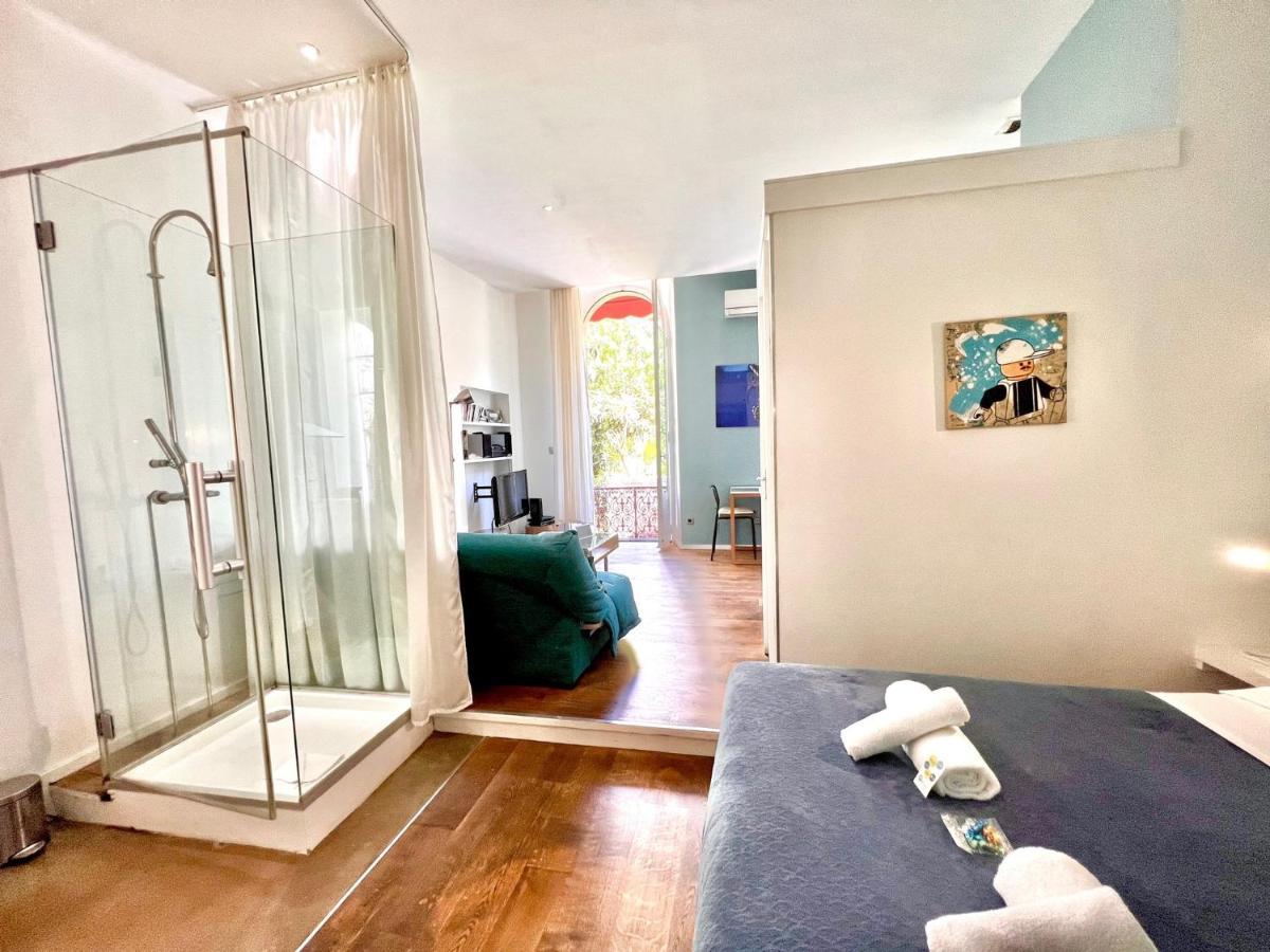 Aparthotel Riviera - Grimaldi Coeur De Ville - Large Studio Ac With Bigger South Terrace - Hyper Centre - Terrasse Esprit Nizza Exterior foto